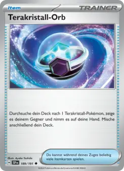 Pokémon-Karte Terakristall-Orb 189/191