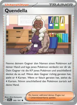 Pokémon-Karte Quendella 190/191