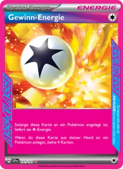 Pokémon-Karte Gewinn-Energie 191/191