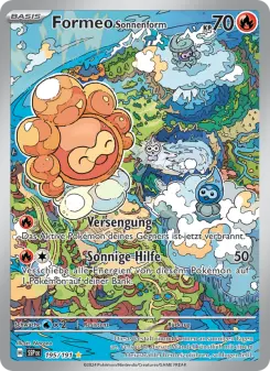 Pokémon-Karte Formeo Sonnenform 195/191