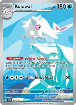Pokémon-Karte Kolowal 201/191