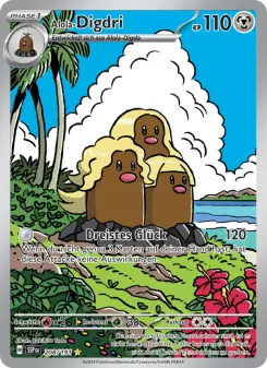 Pokémon-Karte Alola-Digdri 208/191