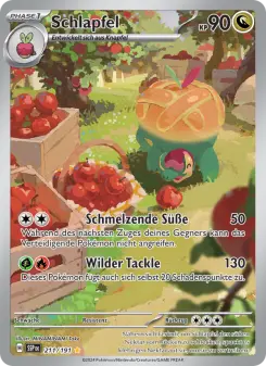 Pokémon-Karte Schlapfel 211/191