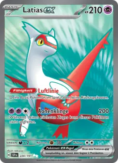Pokémon-Karte Latias-ex 220/191