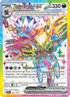 Pokémon-Karte Trikephalo-ex 223/191