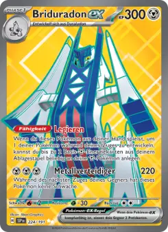 Pokémon-Karte Briduradon-ex 224/191