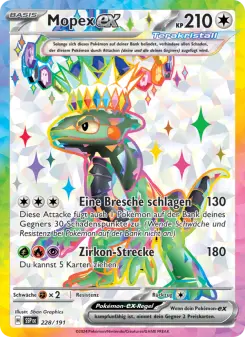 Pokémon-Karte Mopex-ex 228/191