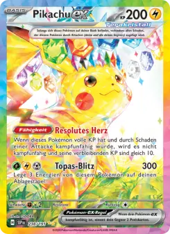 Pokémon-Karte Pikachu-ex 238/191