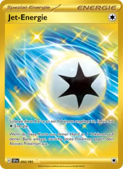 Pokémon-Karte Jet-Energie 252/191