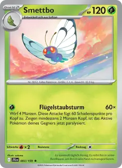 Pokémon-Karte Smettbo 003/159