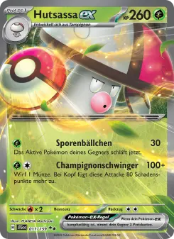 Pokémon-Karte Hutsassa-ex 011/159
