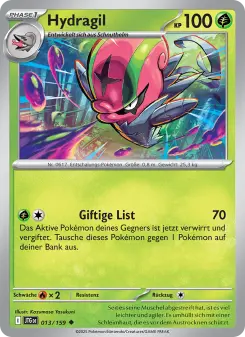 Pokémon-Karte Hydragil 013/159