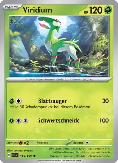 Pokémon-Karte Viridium 015/159