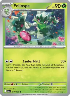 Pokémon-Karte Feliospa 017/159