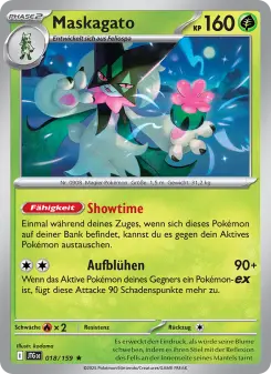 Pokémon-Karte Maskagato 018/159