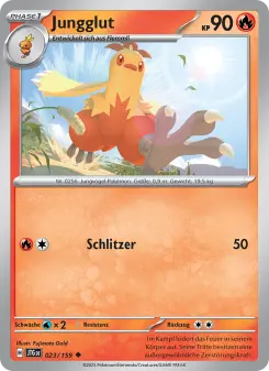 Pokémon-Karte Jungglut 023/159