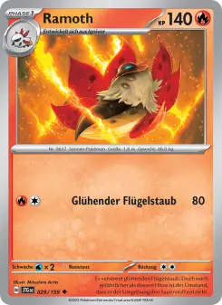 Pokémon-Karte Ramoth 029/159