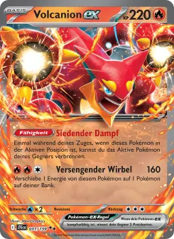 Pokémon-Karte Volcanion-ex 031/159