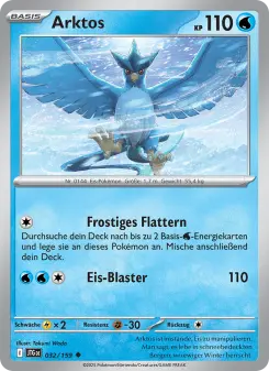 Pokémon-Karte Arktos 032/159