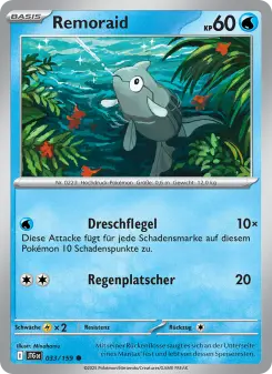 Pokémon-Karte Remoraid 033/159