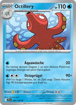 Pokémon-Karte Octillery 034/159