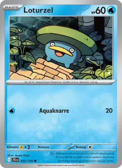 Pokémon-Karte Loturzel 035/159