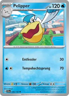 Pokémon-Karte Pelipper 039/159
