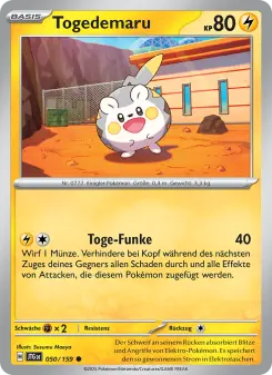 Pokémon-Karte Togedemaru 050/159