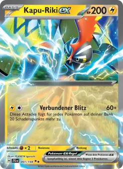 Pokémon-Karte Kapu-Riki-ex 051/159
