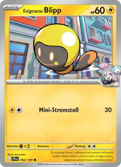 Pokémon-Karte Enigmaras Blipp 052/159