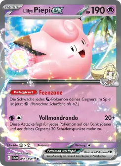 Pokémon-Karte Lillys Piepi-ex 056/159