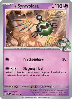 Pokémon-Karte Ns Symvolara 064/159