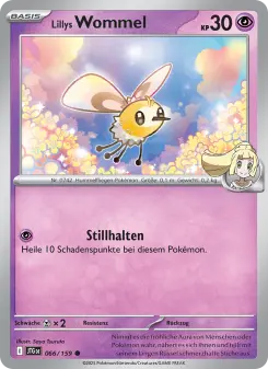 Pokémon-Karte Lillys Wommel 066/159
