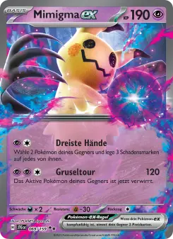 Pokémon-Karte Mimigma-ex 069/159