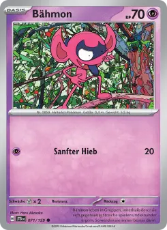 Pokémon-Karte Bähmon 071/159