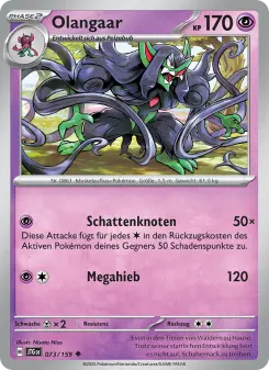 Pokémon-Karte Olangaar 073/159