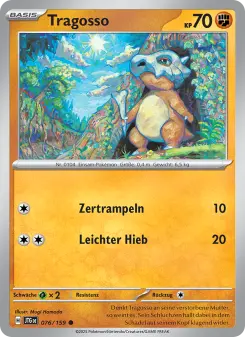 Pokémon-Karte Tragosso 076/159