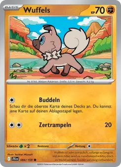 Pokémon-Karte Wuffels 084/159