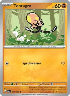 Pokémon-Karte Tentagra 088/159