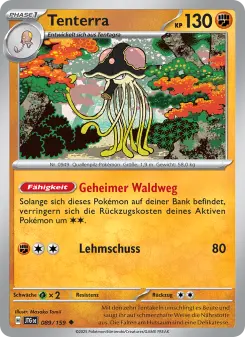 Pokémon-Karte Tenterra 089/159