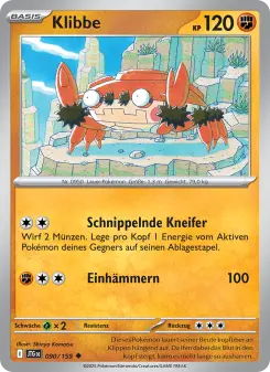 Pokémon-Karte Klibbe 090/159