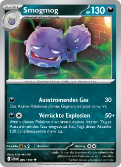 Pokémon-Karte Smogmog 092/159