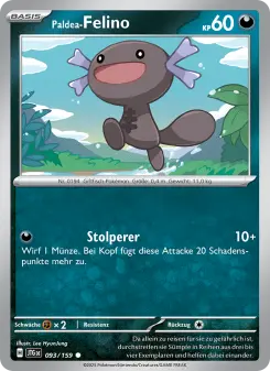 Pokémon-Karte Paldea-Felino 093/159