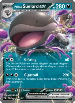 Pokémon-Karte Paldea-Suelord-ex 094/159