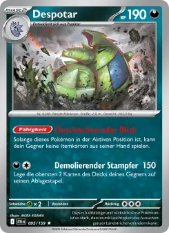 Pokémon-Karte Despotar 095/159