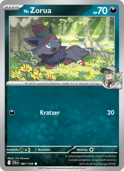 Pokémon-Karte Ns Zorua 097/159