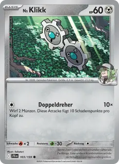 Pokémon-Karte Ns Klikk 103/159
