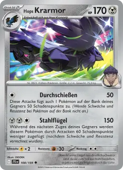 Pokémon-Karte Hops Krarmor 108/159