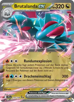 Pokémon-Karte Brutalanda-ex 114/159