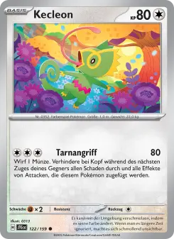 Pokémon-Karte Kecleon 122/159
